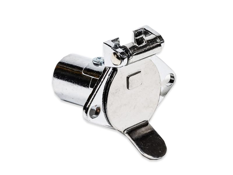 Blue Ox BX88414 4-Pin Baseplate Socket Connector - Metal