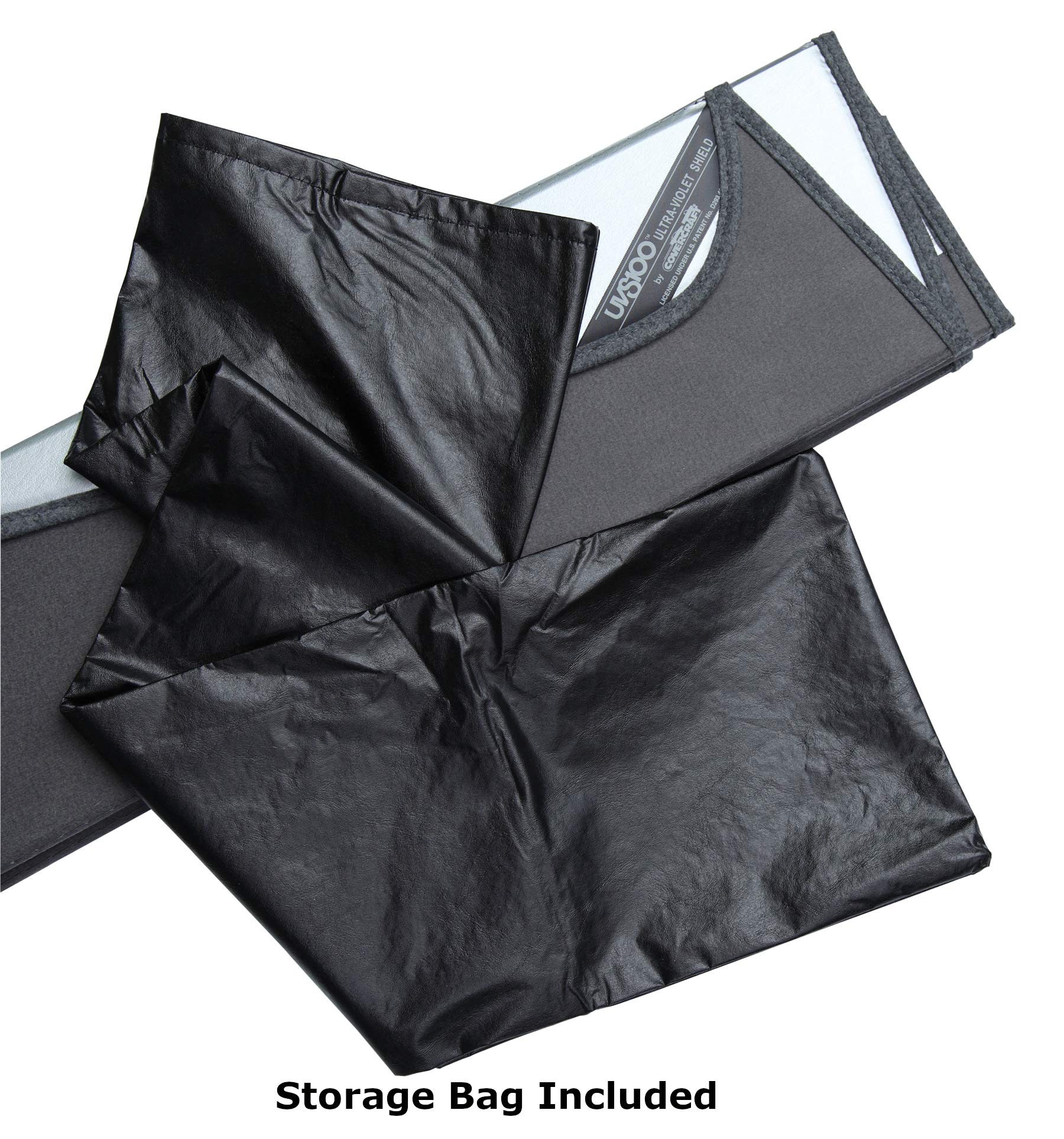 Picture of Covercraft UV11380GS Premier Series Custom Sunscreen Galaxy Silver Window Shade - UVS100