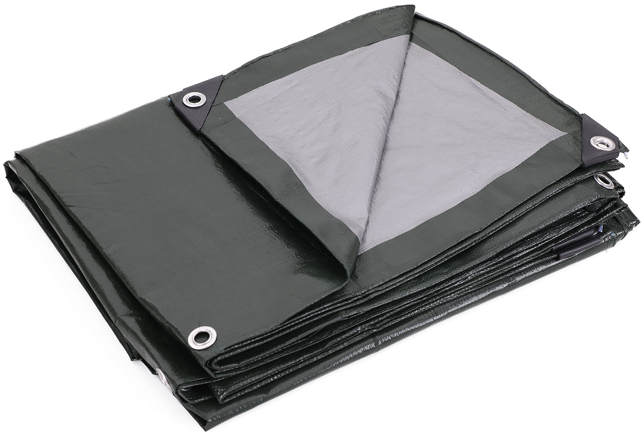 Kotap TGS-2040 Heavy-Duty Poly Tarp 20' x 40' Green Waterproof