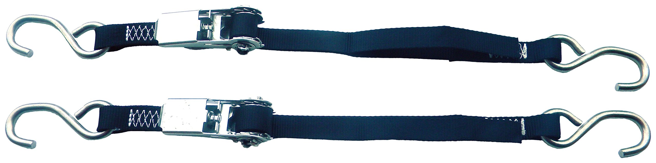 Rod Saver SSRTD4 Stainless Steel Ratchet Tie-Down 1" x 4' Pair