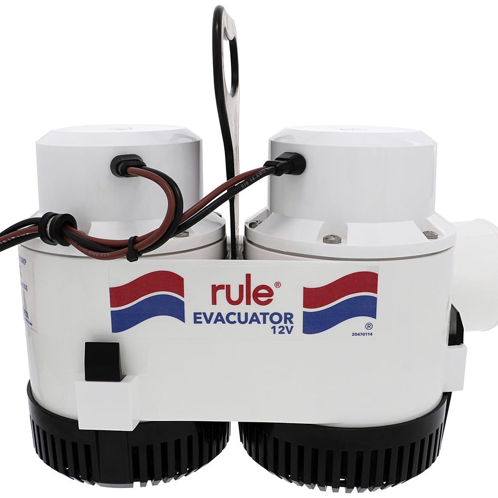 Rule Industries 7700D Evacuator Dual Utility Pump 7700 GPH