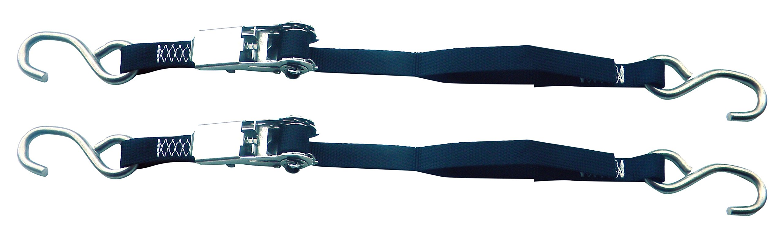 Rod Saver SSRTD3 Stainless Steel Ratchet Tie-Down 1" x 3' Pair