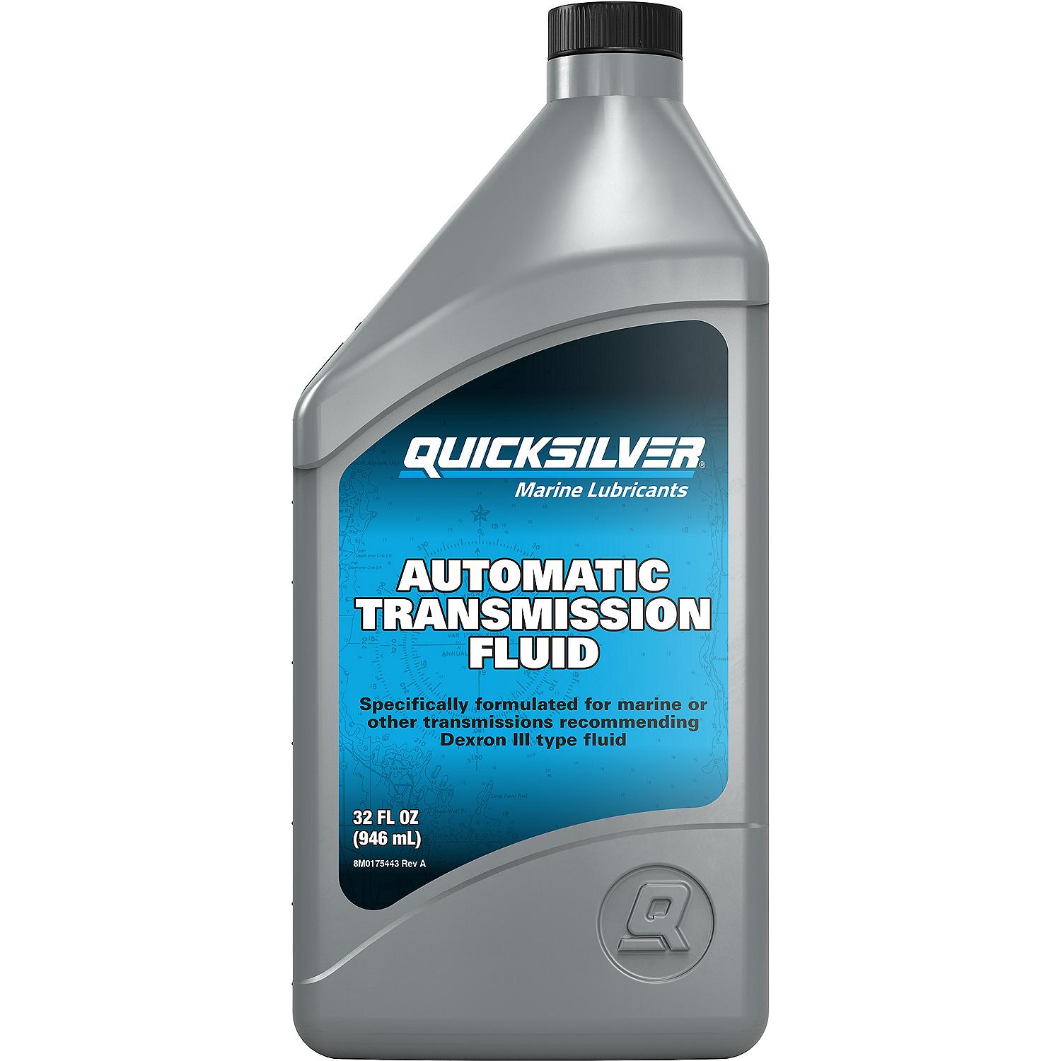 Quicksilver 8M0175441   Automatic Transmission Fluid, 1 Qt.