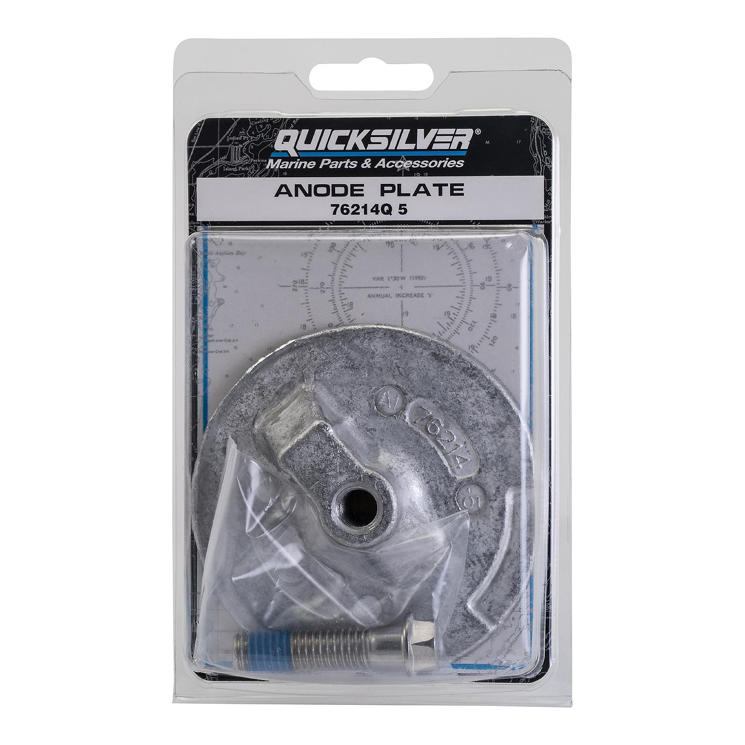 Quicksilver 76214Q5 Aluminum Anode Plate for Anti-Ventilation Plate