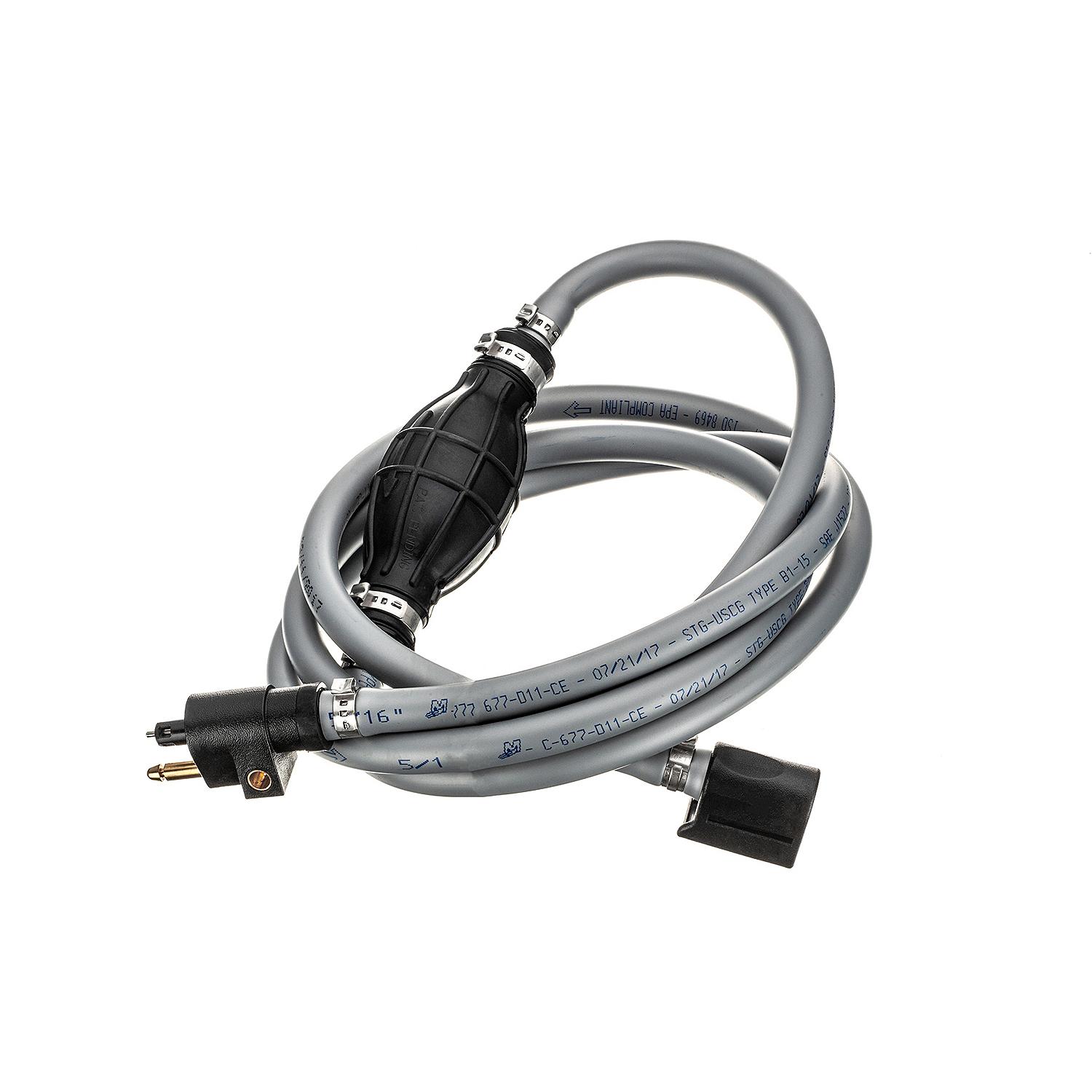 Quicksilver 8M0061885 Fuel Line Assembly 8 Ft with Primer Bulb