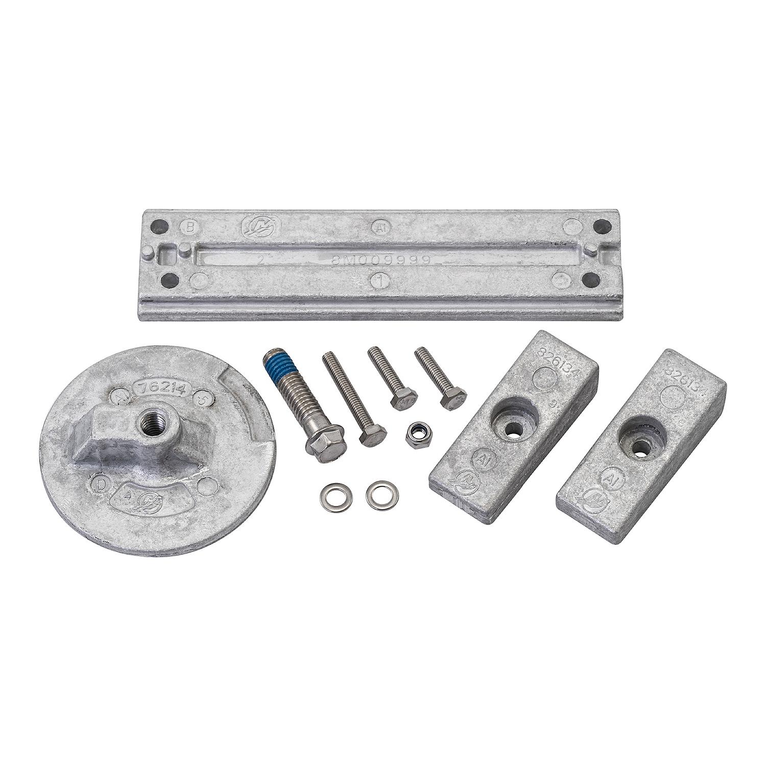 Quicksilver 8M0107550 Aluminum Anode Kit for Mercury Verado OptiMax Outboards