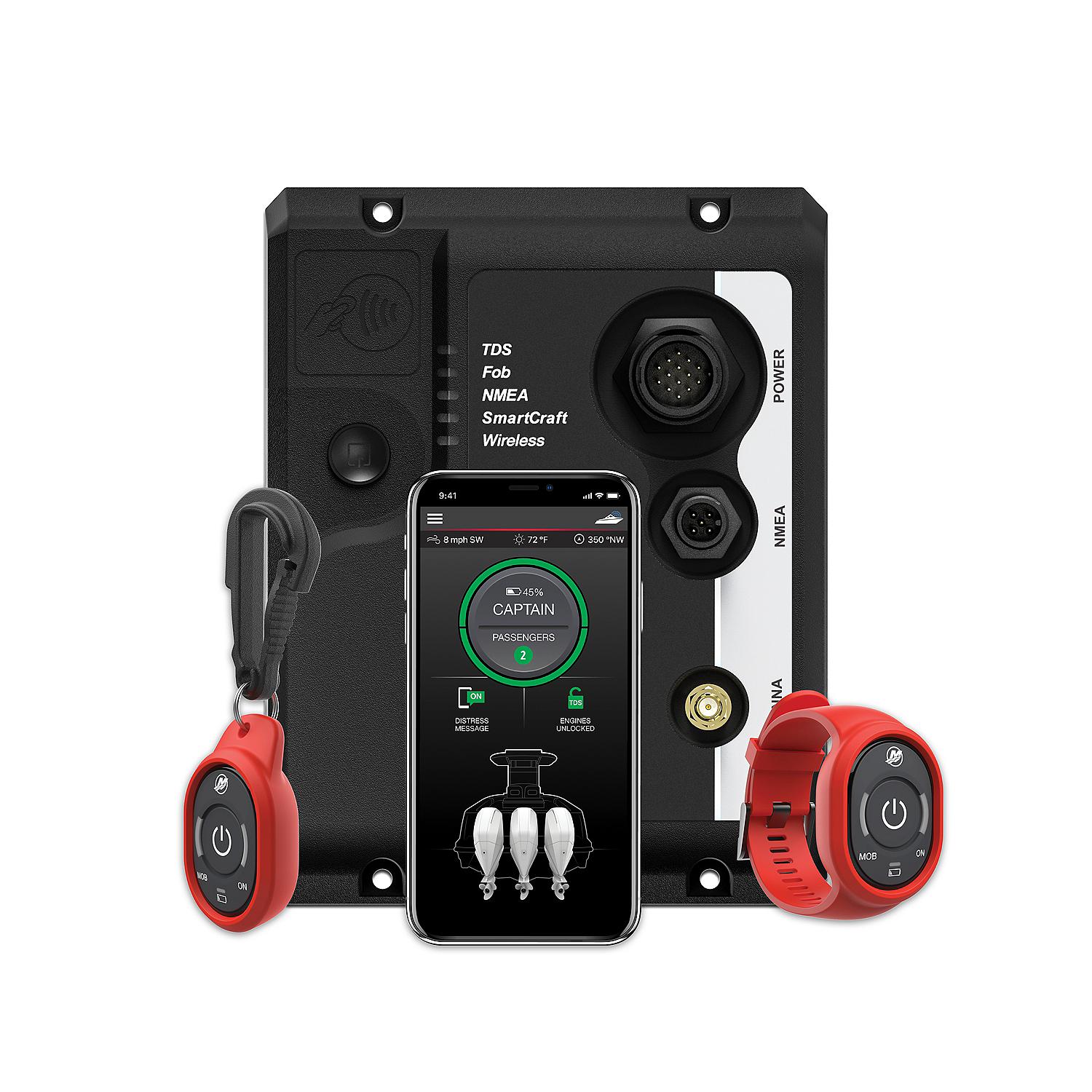 Quicksilver 8M6007937 1st Mate Triple Engine Safety System Kit for Mercury SmartCraft