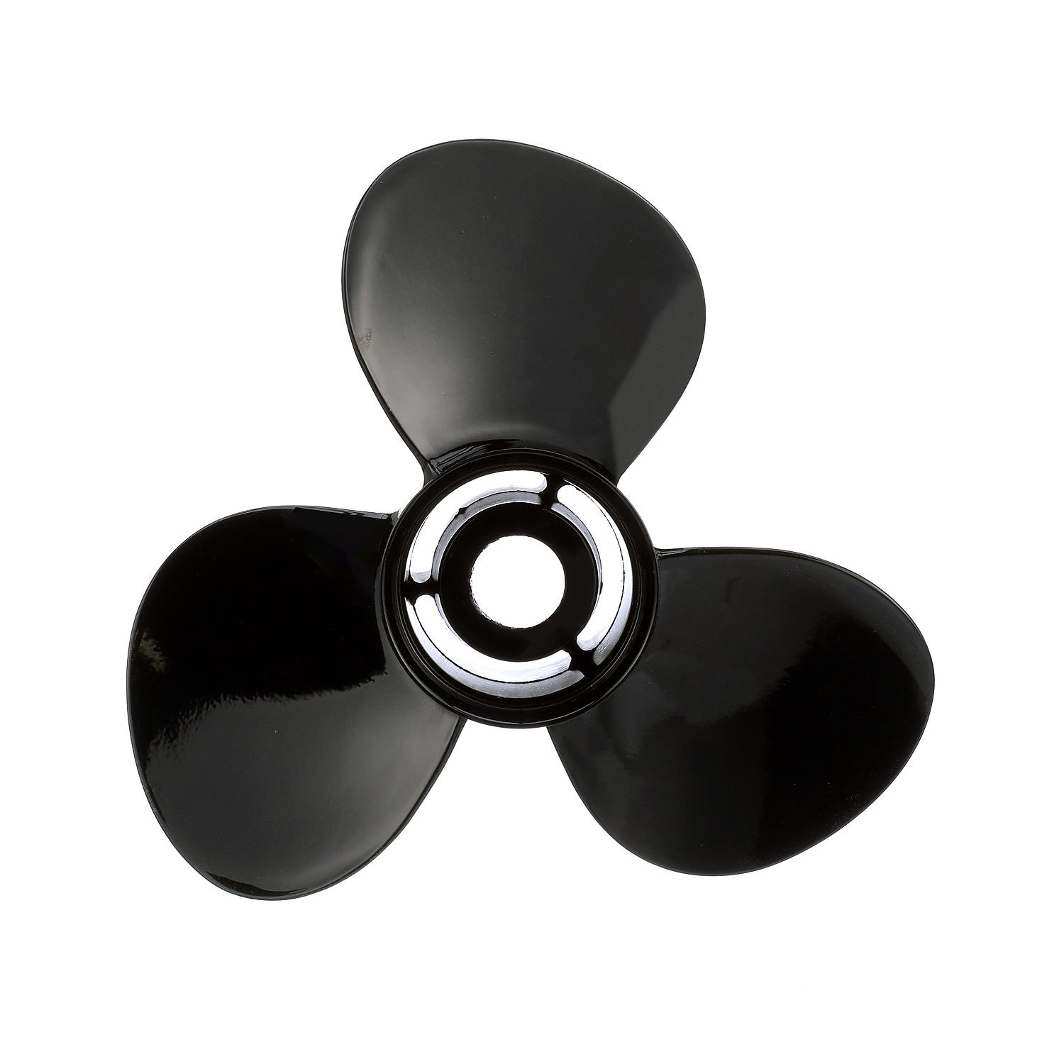 Quicksilver QA2040X Black Diamond 3-Blade Aluminum Propeller 12.7" x 21" RH