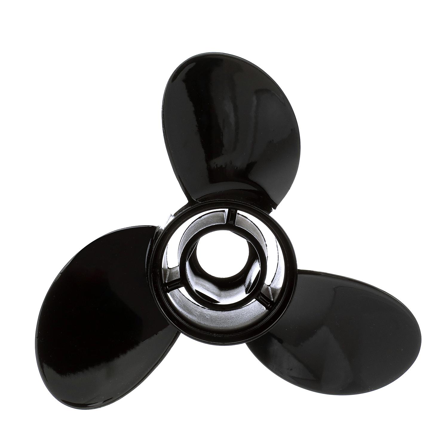 Quicksilver QA2074X Black Diamond 3-Blade Aluminum Propeller 10.6" x 12" RH
