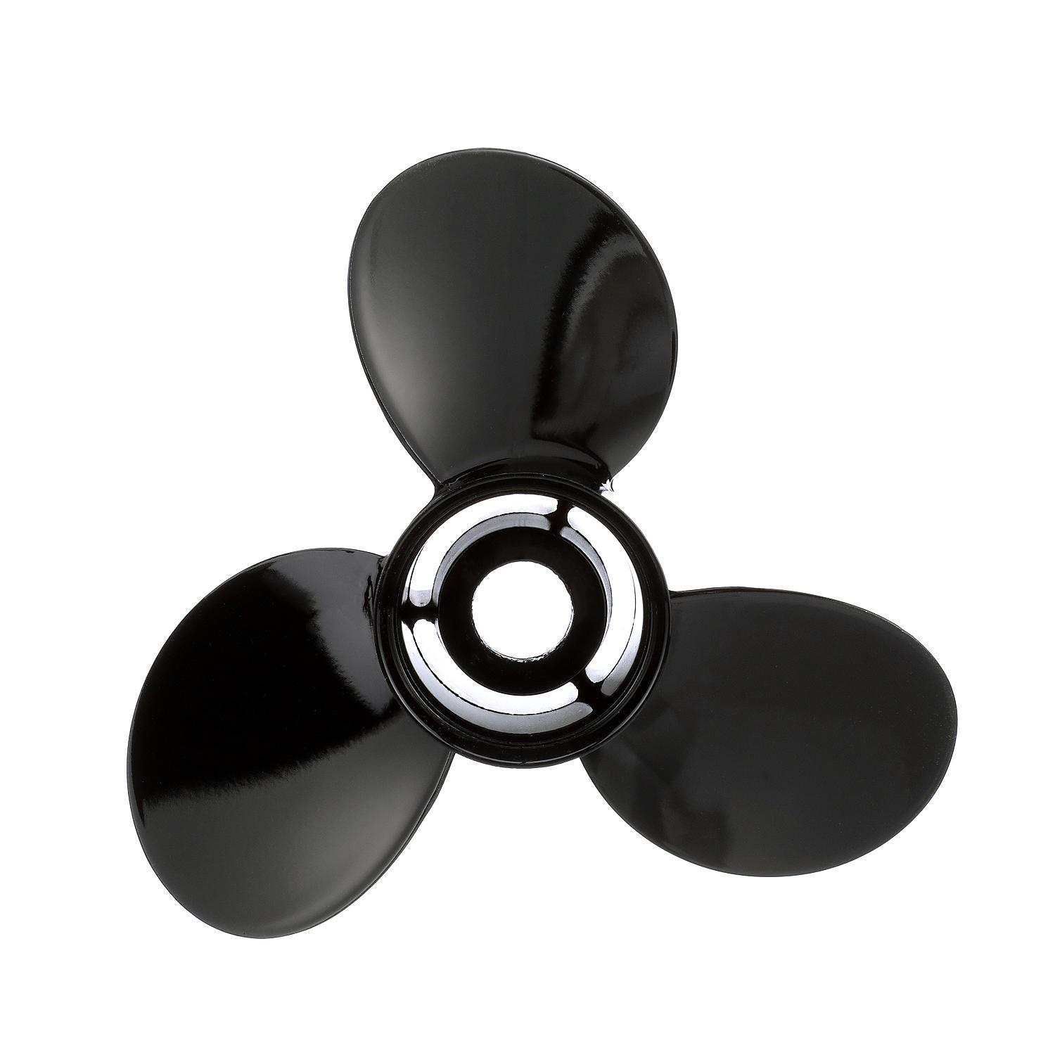 Quicksilver QA2206X Black Diamond 3-Blade Aluminum Propeller 13.25x17 RH