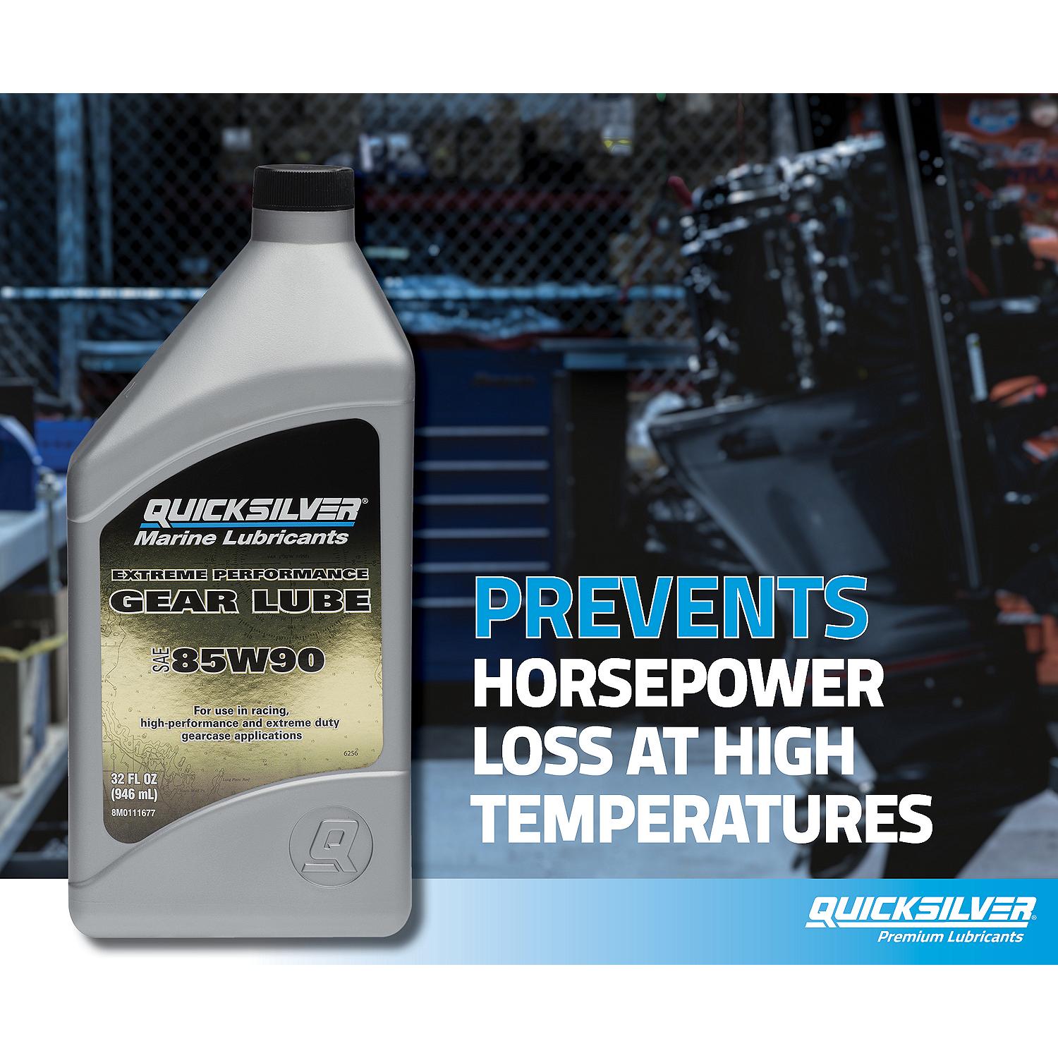 Quicksilver 8M0111679  85W-90 Extreme Performance Gear Lube, 1 Gallon