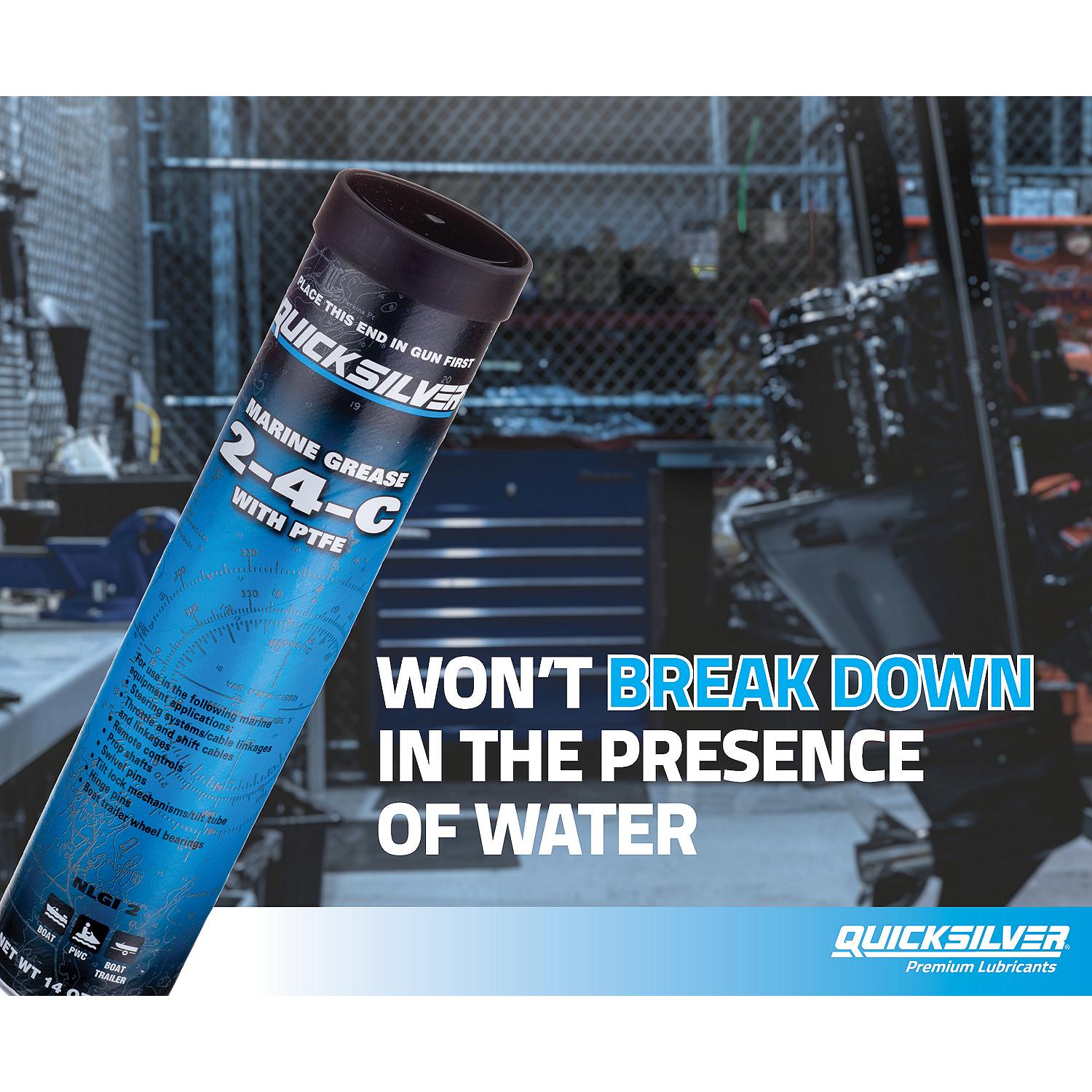 Quicksilver 74057Q5   2-4-C Marine Grease/Lubricant Gun w/ 3 Oz. Cartridge