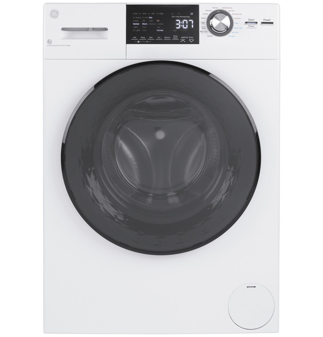 GE Appliances GFQ14ESSNWW 24" Ventless Washer Dryer Combo 2.4 Cu Ft