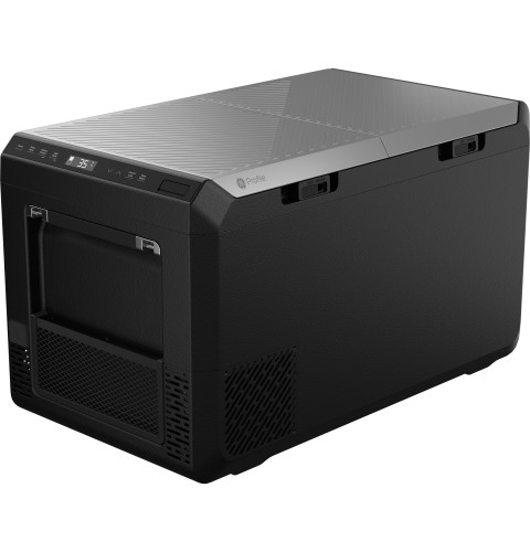 GE Appliances PRV03ATTBB Profile 75L Portable Electric Cooler Refrigerator Freezer