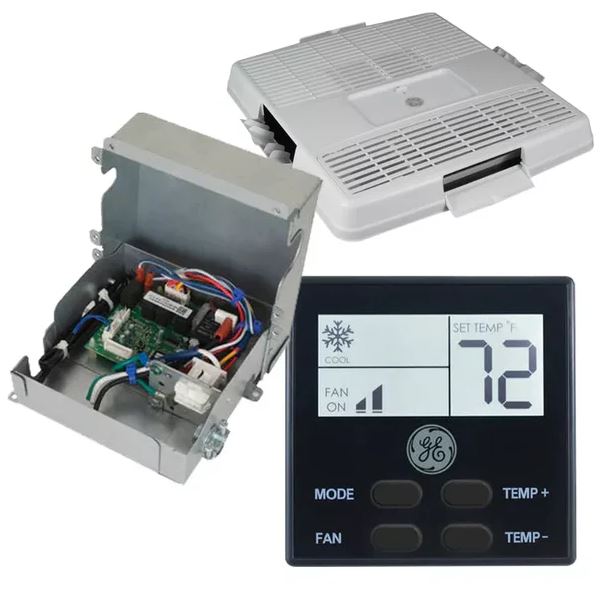 GE Appliances RVACNKITB Electronic Non-Ducted Recirculating Range Hood Upgrade Kit - Black