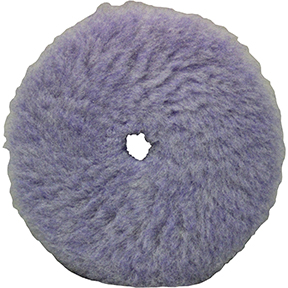 Presta 890193 PACE Heavy Cut Foamed Wool Buffing Pad 5-1/4 Inch Purple