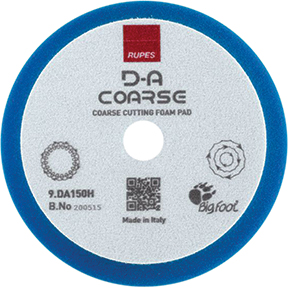 Rupes USA 9.DA150H D-A Coarse Foam Blue Pad with Contour Edge 4 Inch Face
