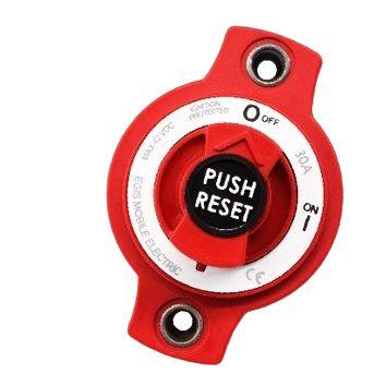 Egis Mobile Electric 4701-30 Mini Breaker Disconnect Switch 30A 42V Panel Mount