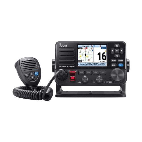 Icom M510 PLUS EVO 51 USA Class-D DSC VHF Marine Radio with AIS and Smart Device Control