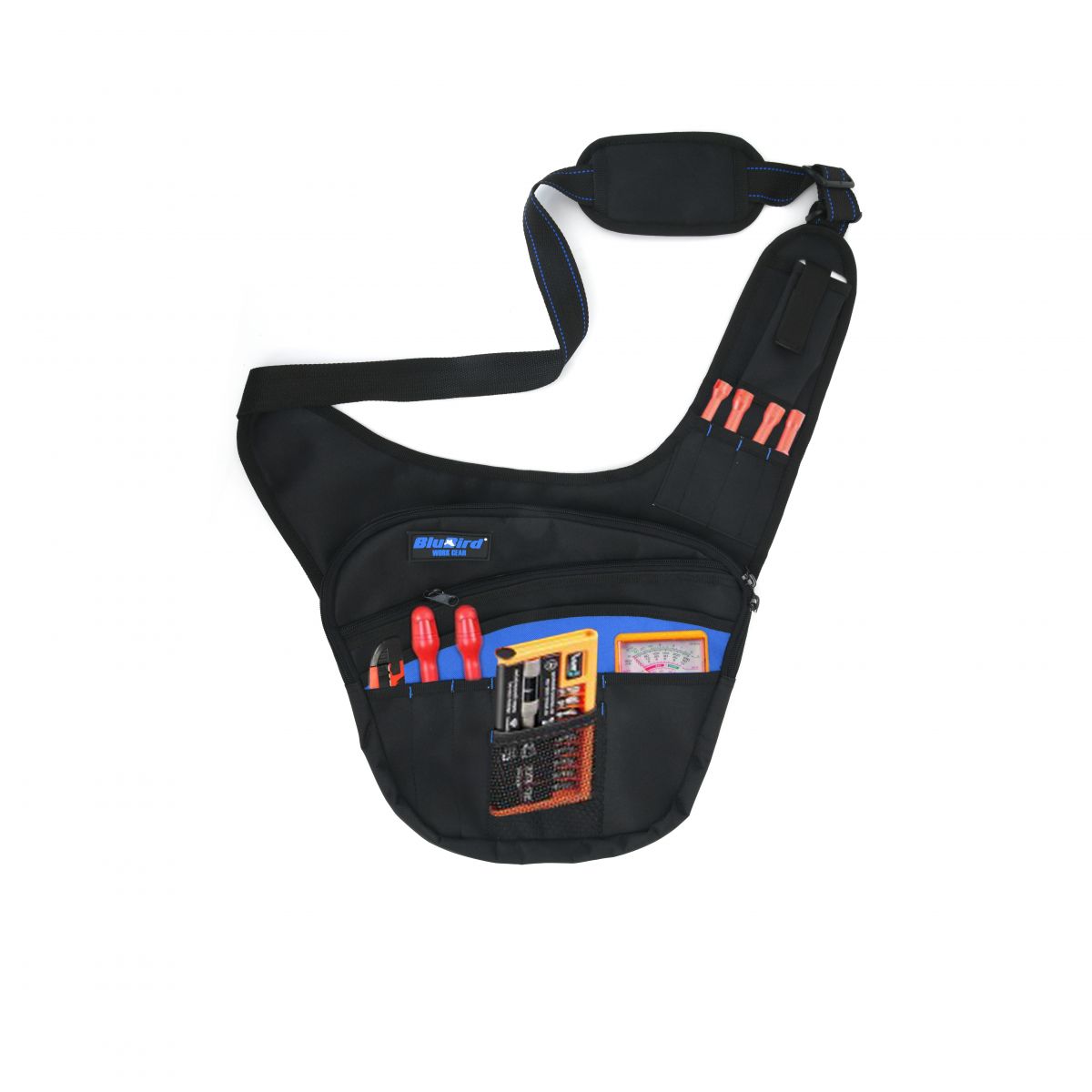 BluBird BBTB06 Diagonal Strap Tool Bag with 14 Pockets