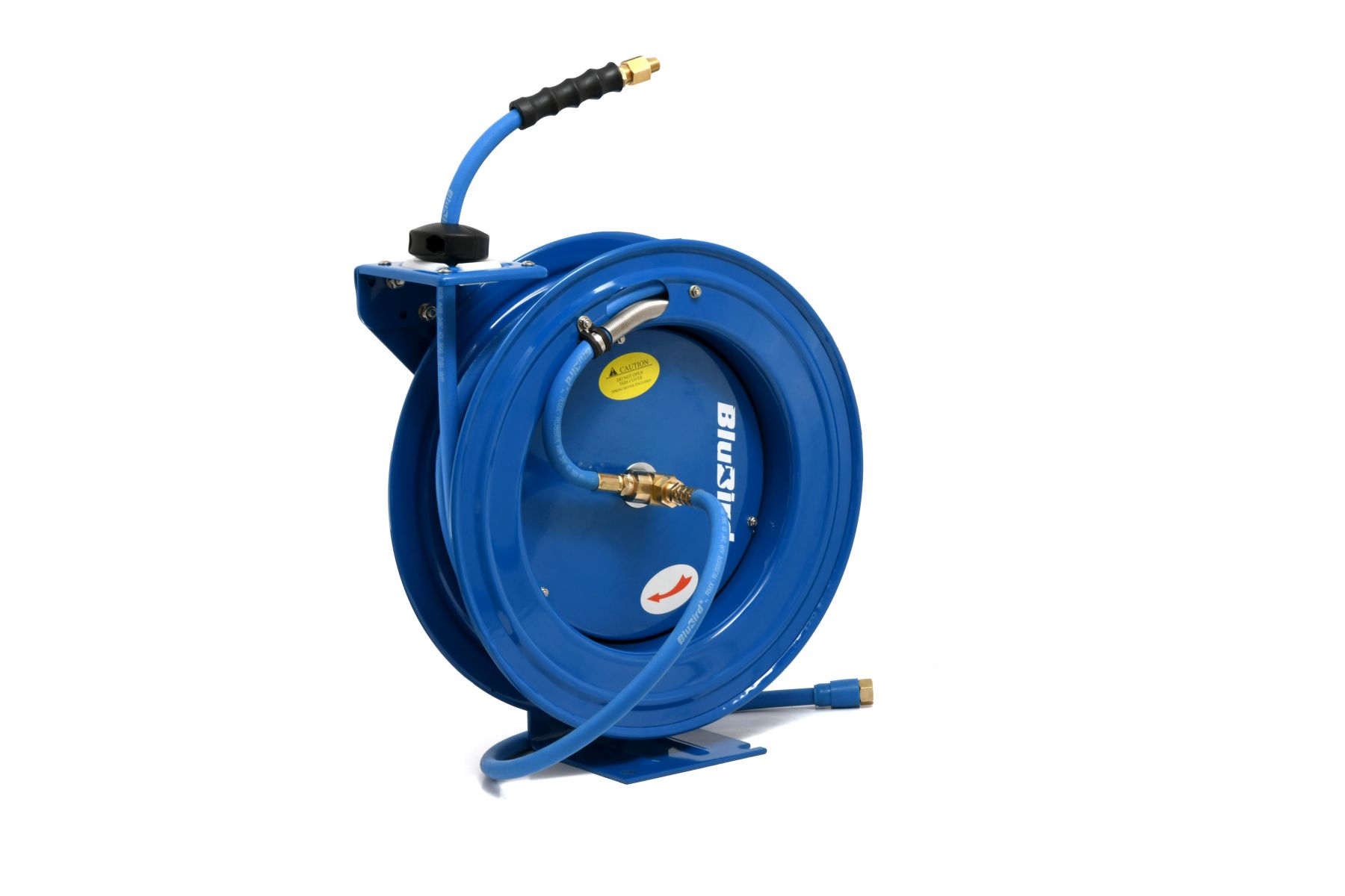 BluBird BBRHD3825 Heavy Duty Air Hose Reel 3/8" x 25' Single Arm Assembly