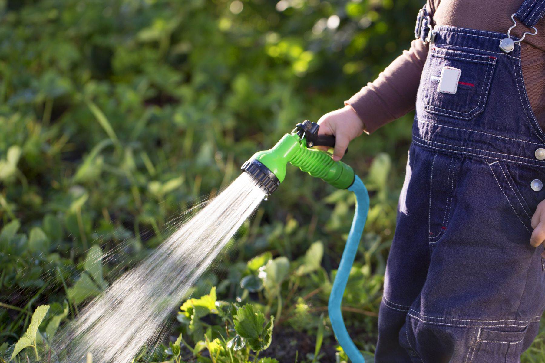 AG-Lite AL5850 Rubber Water Hose Assembly 5/8" x 50' with Brass Couplings