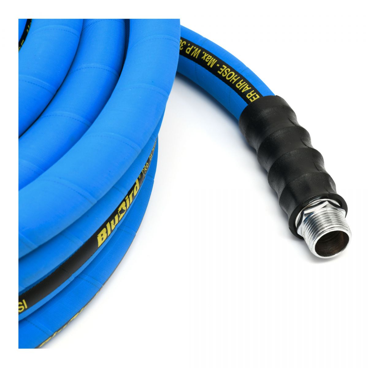 BluBird Pro BBPRO34100 Rubber Air Hose Assembly 3/4" x 100' - 300 PSI