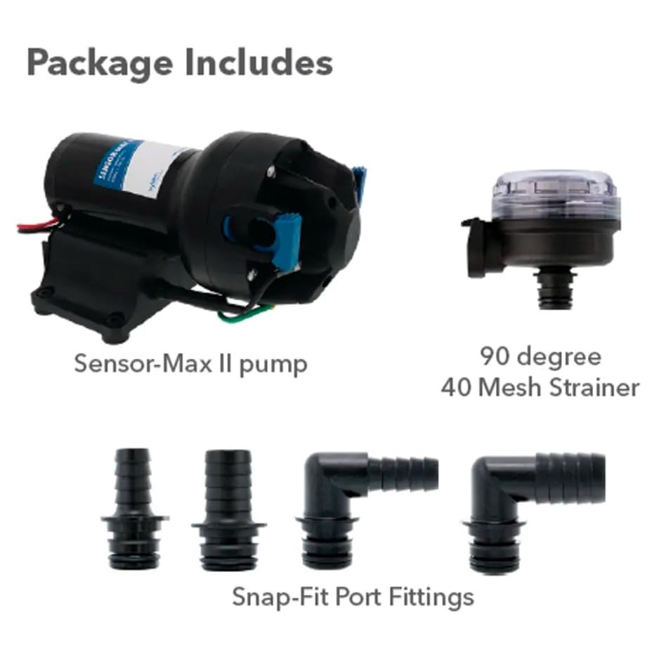 Jabsco V50AJ-115N-3A Sensor-Max II Variable Speed Water Pump 5 GPM 115V