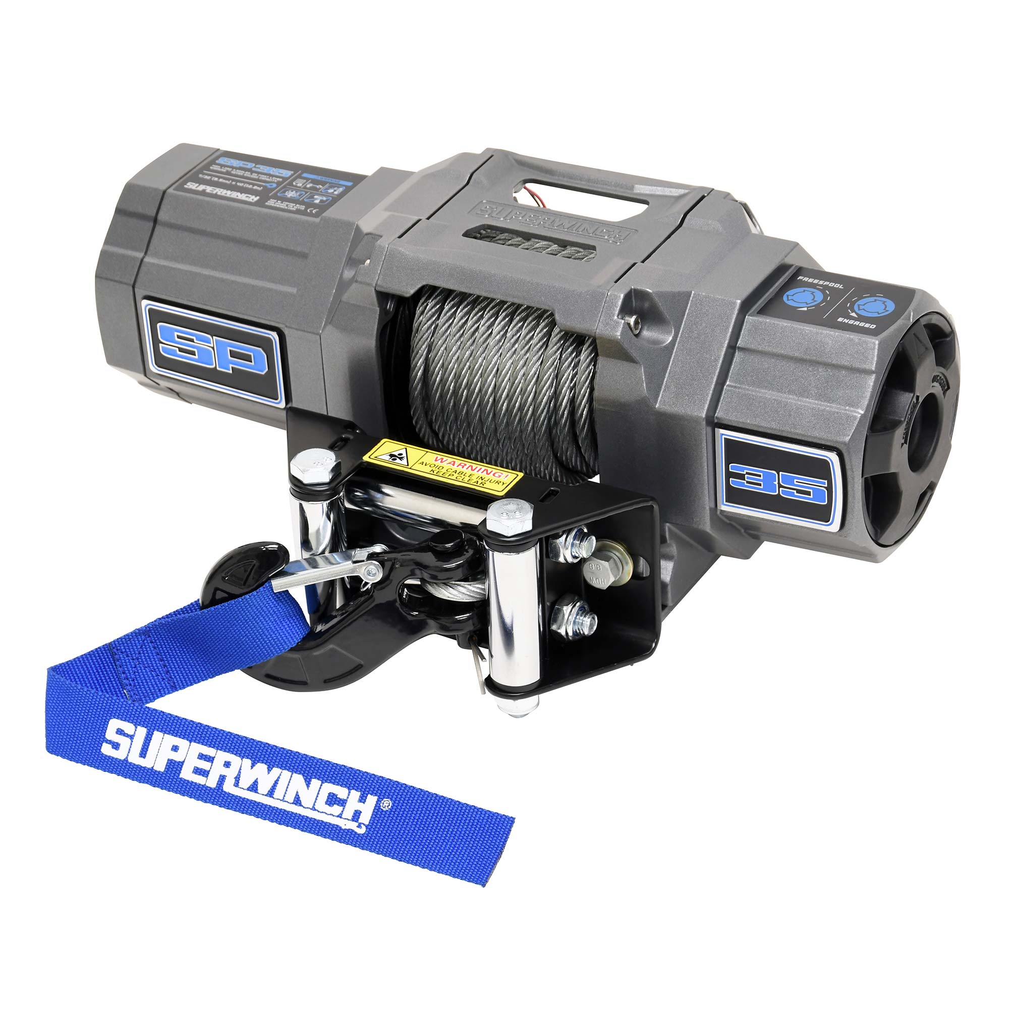 Superwinch 1135240 3500 lb 12V Powersports Winch with Steel Rope