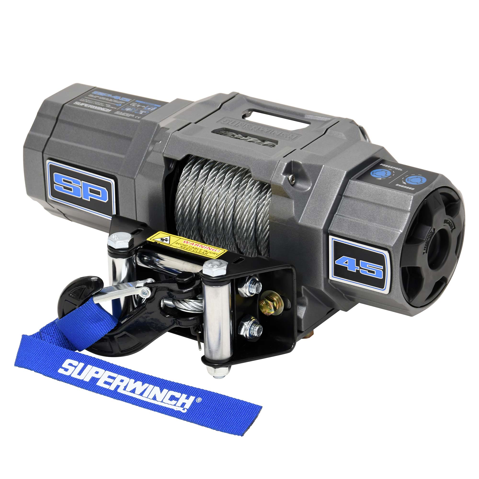 Superwinch 1145240 SP Series 4500 LBS 12V Electric Winch with Steel Rope