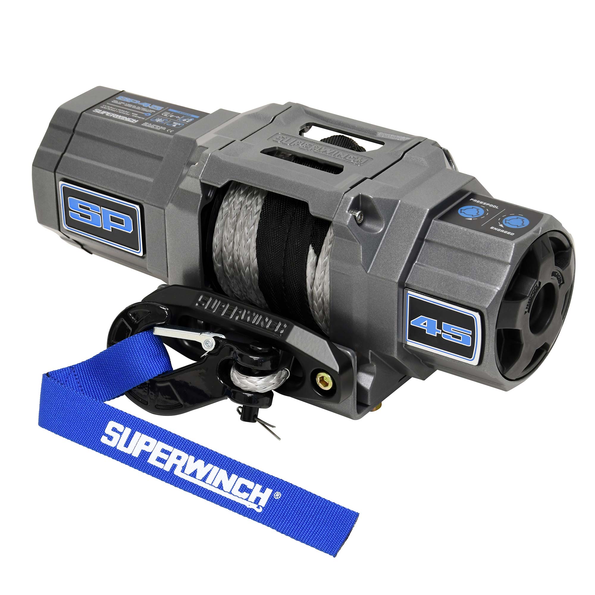 Picture of Superwinch 1145250 SP 45SR 4500 LBS 12V Synthetic Rope Winch