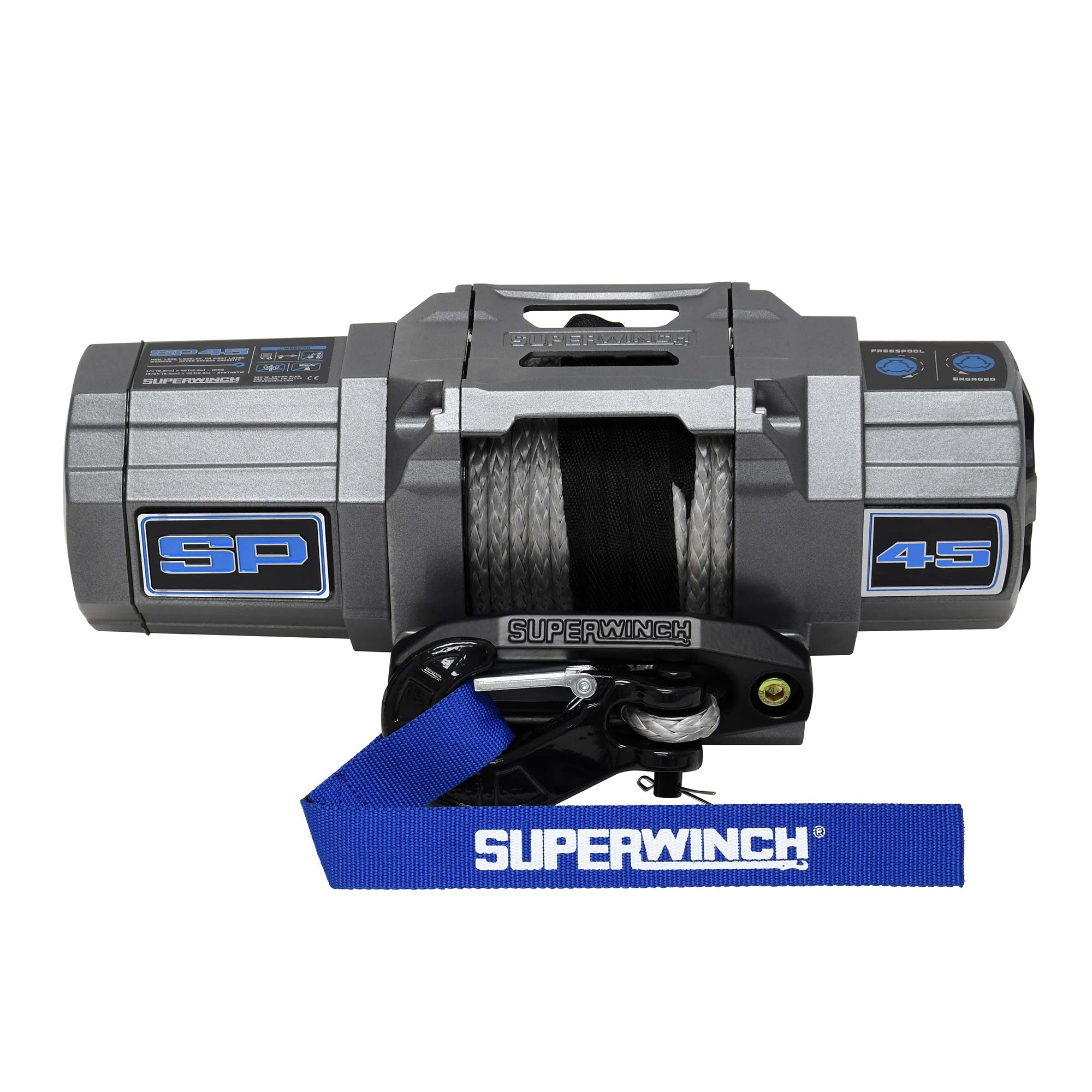Picture of Superwinch 1145250 SP 45SR 4500 LBS 12V Synthetic Rope Winch
