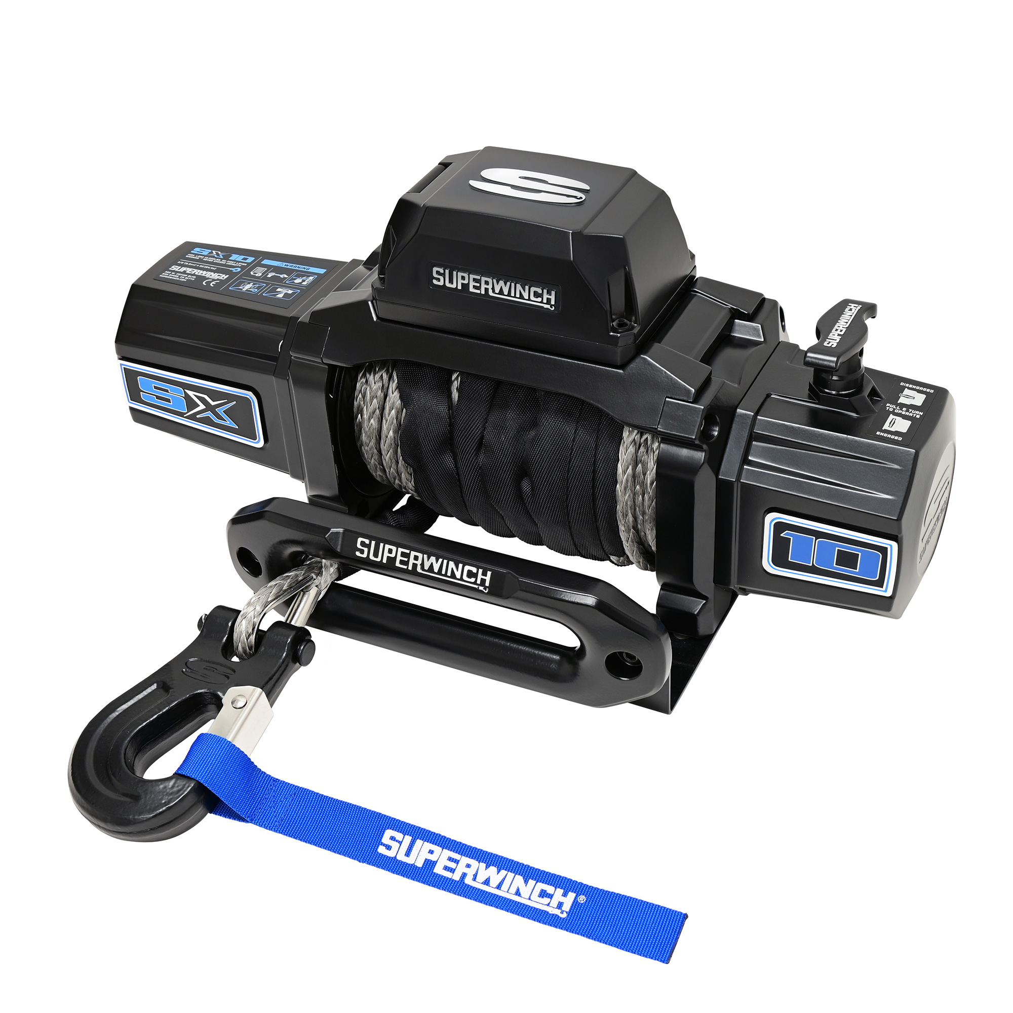 Superwinch 1710204 SX10SR Electric Winch 10,000 lbs Synthetic Rope