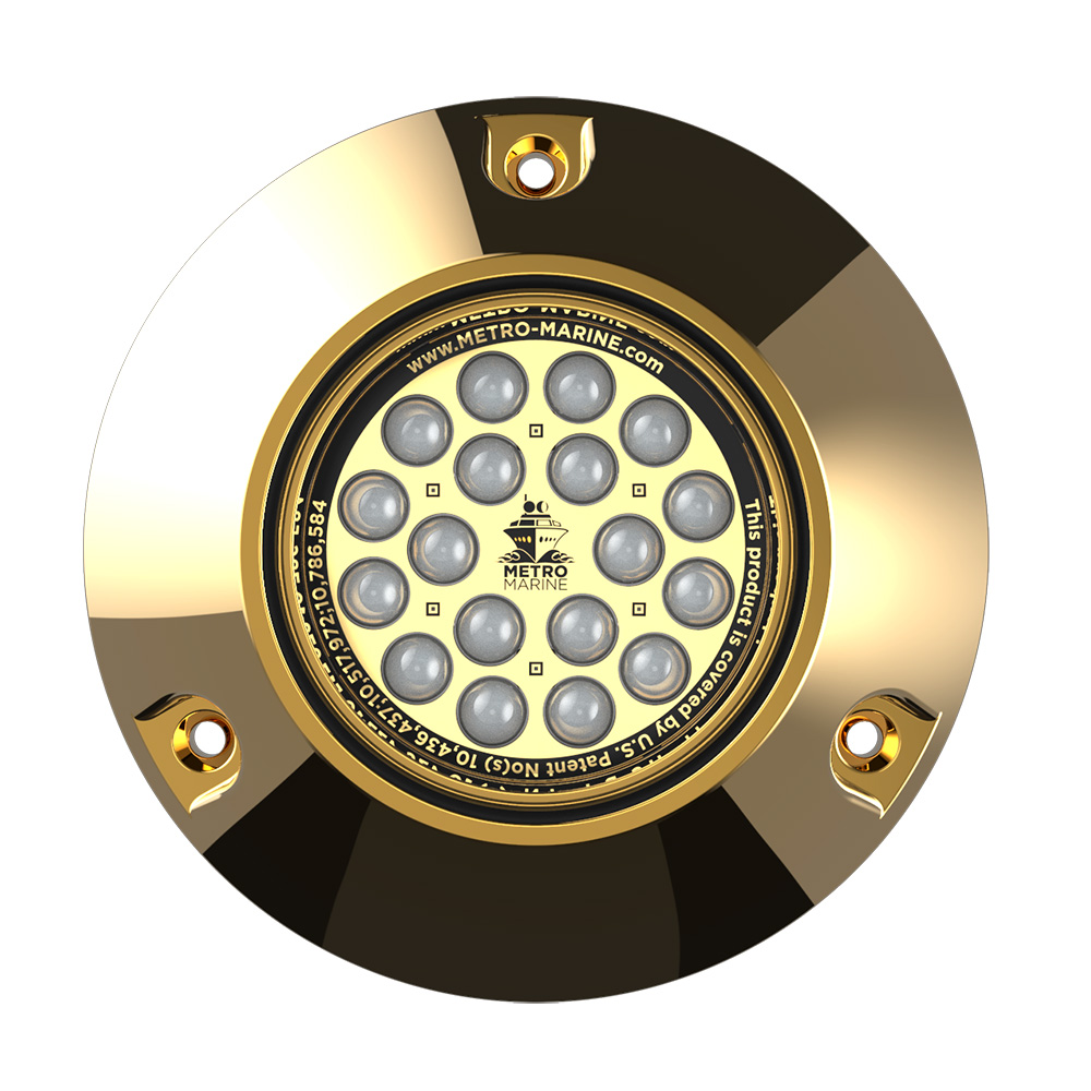 Metro Marine F-BMR1-A3-45 High-Output Submersible Underwater LED Light Aqua 45° Beam