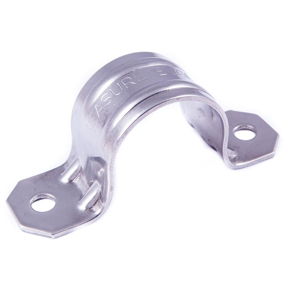 Sea Sure 25.05CRD Stainless Steel Stanchion Mounting Clip for 1" (25mm) Stanchion