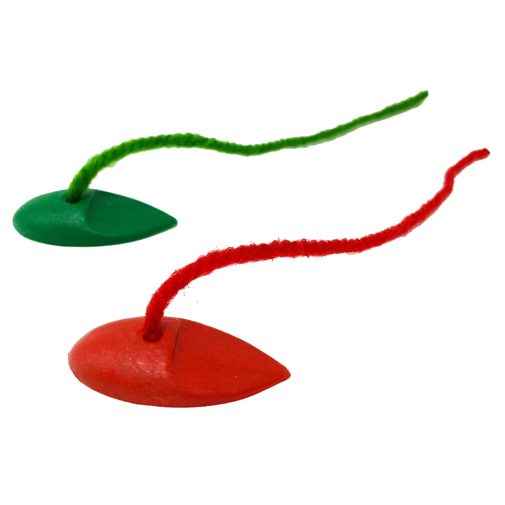 Sea Sure 07.90RG FLO Tell Tales 6-Pack Red/Green Sailing Indicators