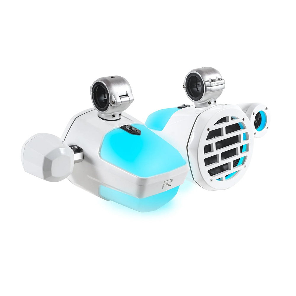Roswell Marine C920-1910W R1 Pro Tower Speaker White 200W RMS RGB LED