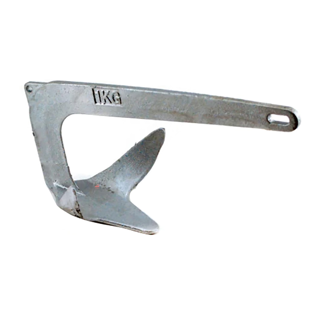 YakGear ABB Bruce Style Plow Anchor 2.2 lbs Galvanized Steel
