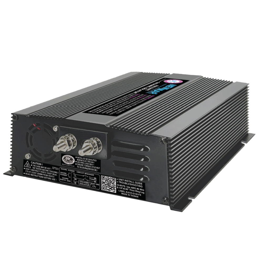 NewMar GI-60-FS Galvanic Isolator 60A Fail Safe Marine AC Ground Protection