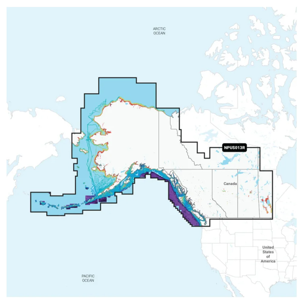 Navionics 010-C1467-40 Platinum+ NPUS013R Canada West & Alaska Marine Chart
