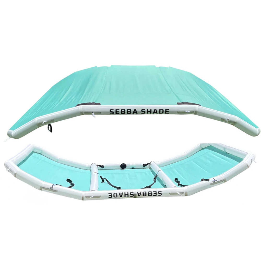 Sebba Shade SS8X12SFM 8x12 Inflatable Boat Sun Shade Seafoam