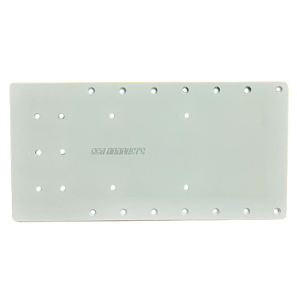 Sea Brackets SEA2310 20" Straight Trolling Motor Mounting Plate for Minn Kota Quest