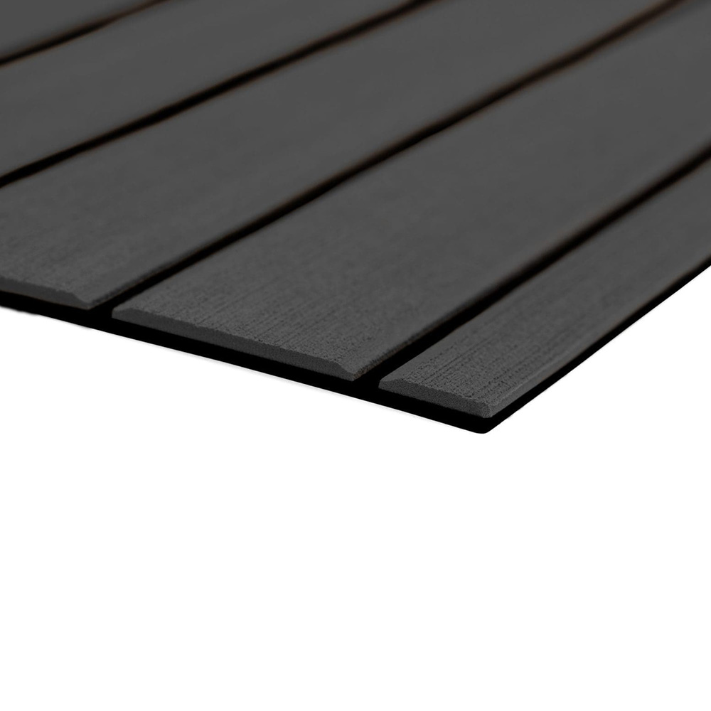 SeaDek 32279-80067 Marine EVA Foam Sheet 40x80 Inch 6mm Teak Brushed Dark Gray/Black
