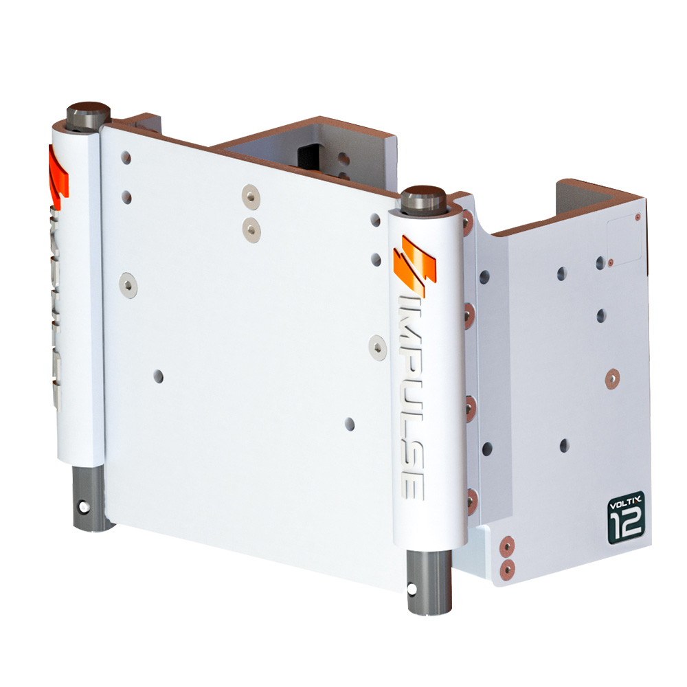 Impulse 75082-W 12" Electric Jack Plate White Cerakote Standard Control