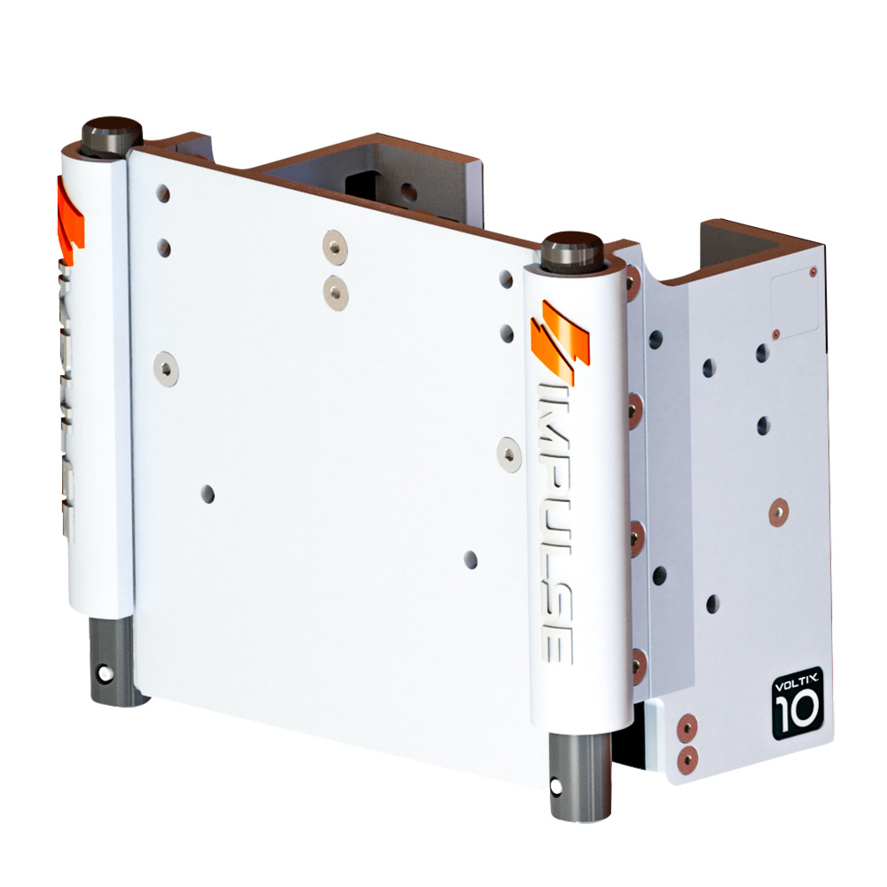 Impulse 75073-W XL 10" Electric Jack Plate White Cerakote with Standard Remote