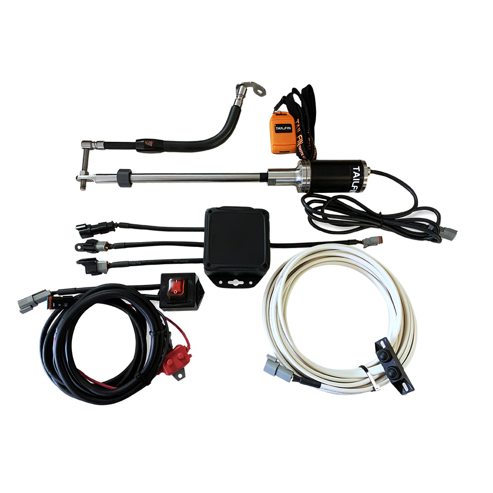 Tailfin 8001 Remote Kicker Steering System Wireless Outboard Motor Control