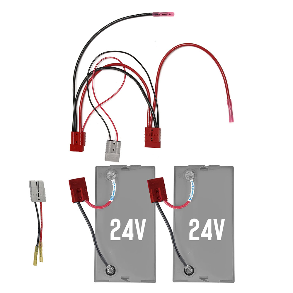 Connect-Ease RCE224VCHK 24V Parallel Battery Connection Kit for Trolling Motors