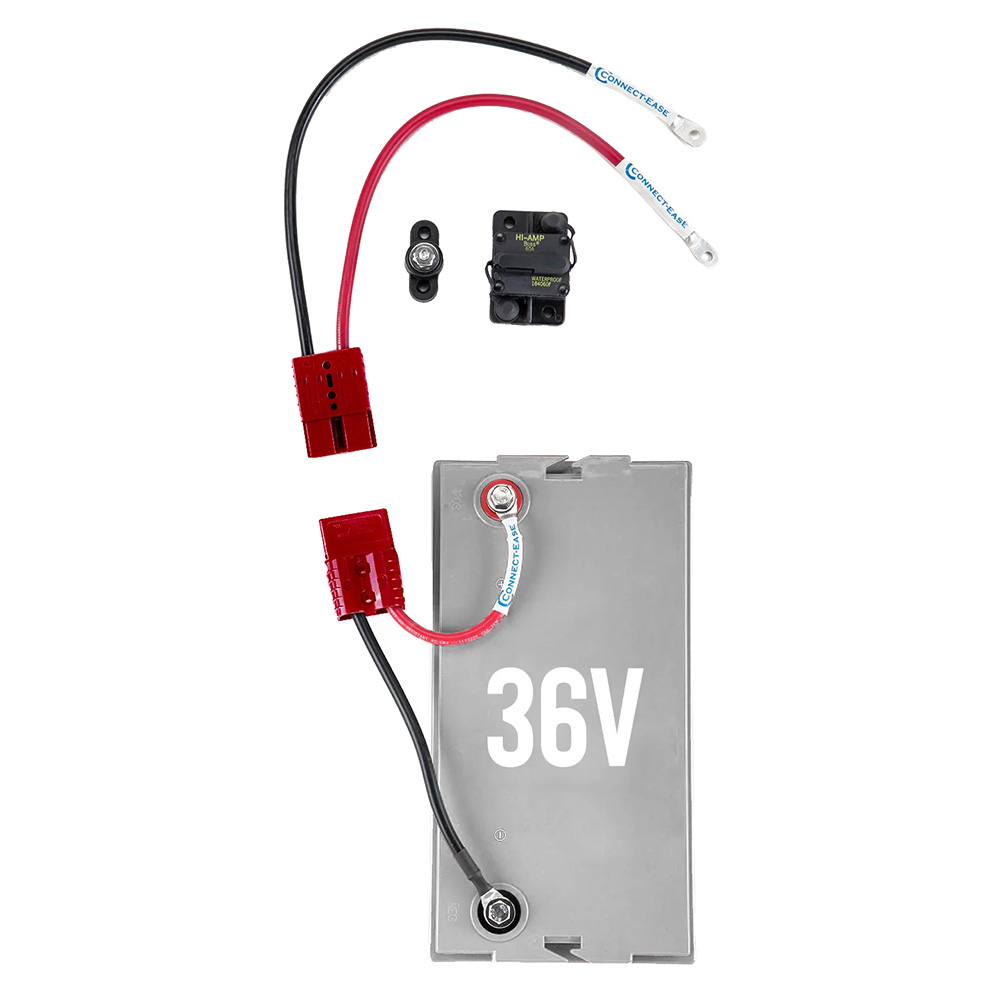Connect-Ease RCE36VSCK 36V Trolling Motor Battery Connection Kit with Onboard Charging