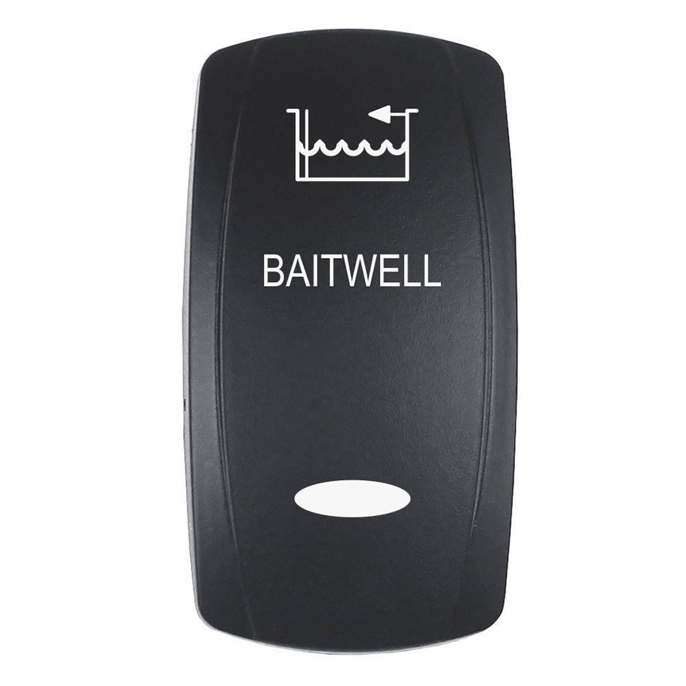 Pacer Performance EV2LE-BTWL Baitwell Contura V Switch Actuator Black Laser Etched