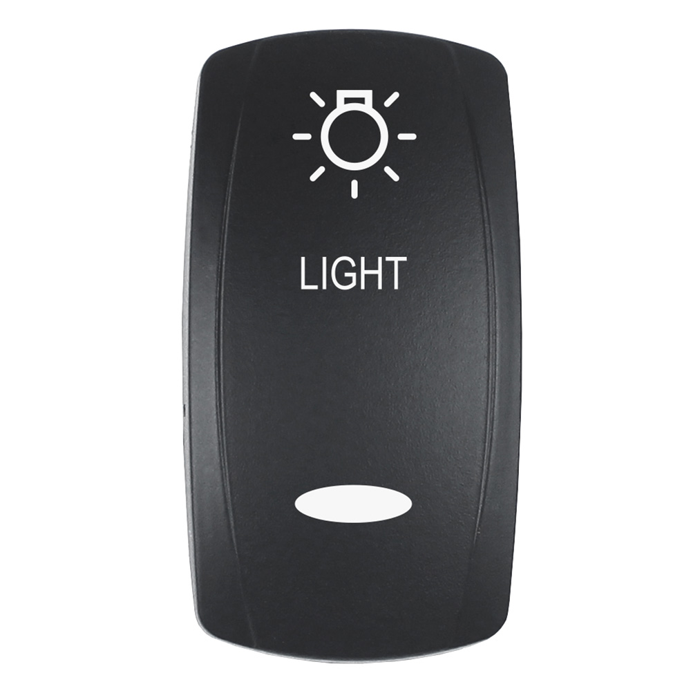 Pacer Performance EV2LE-LT Contura V Switch Actuator - Lights - Black Laser Etched